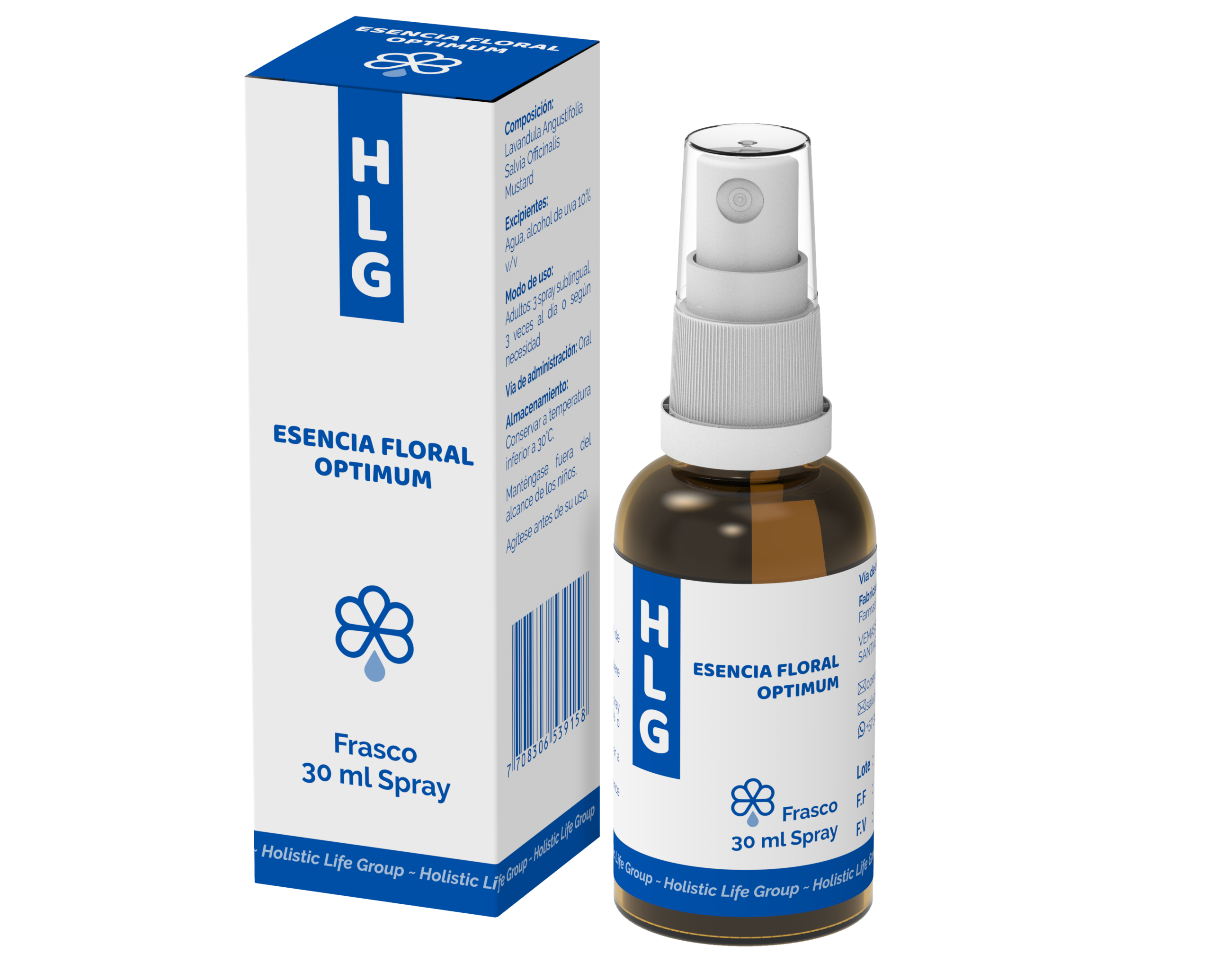 CAJA + FRASCO ESENCIA FLORAL OPTIMUM 30ML SIN SOMBRA (16082024)A